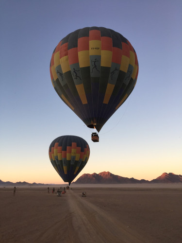 Hot air balloon ride
